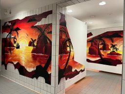 Schultoilette Carl-Schurz-Schule Frankfurt